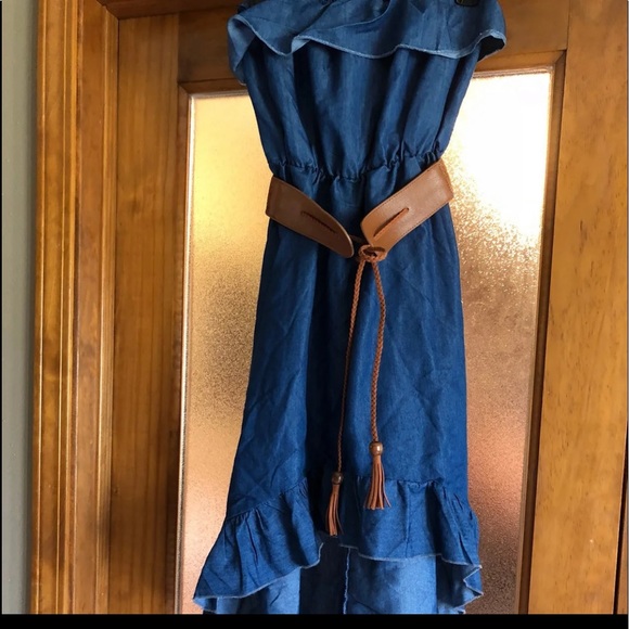 N/A Dresses & Skirts - Adorable Strapless Jean Dress